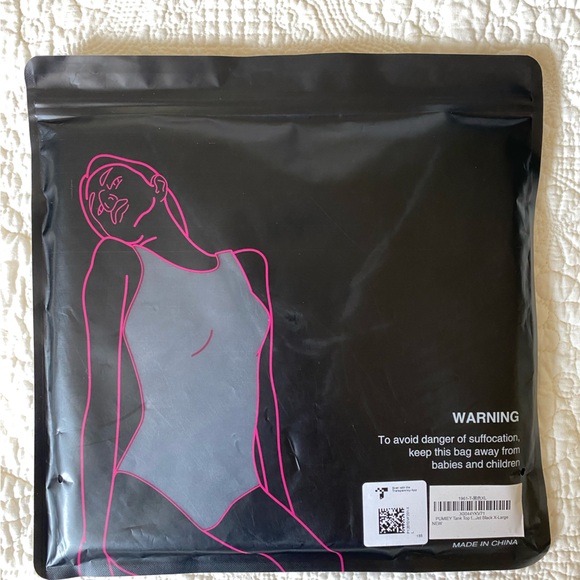 Pumiey Deep V Neck Double Lined Tank - Picture 6 of 7